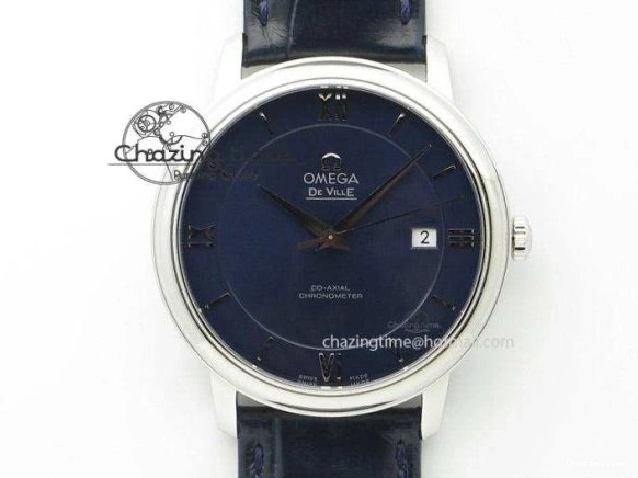 0428 Unique Planet Ocean 45mm Real Ceramic Blue BP-Maker Best Edition Black Dial On Nylon Rubber Strap A 8184